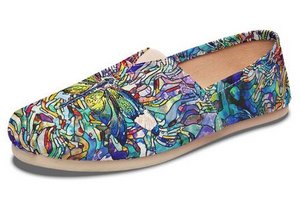 Stained Glass Casual Shoes