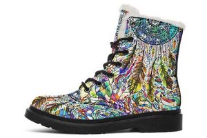Stained Glass Winter Boots