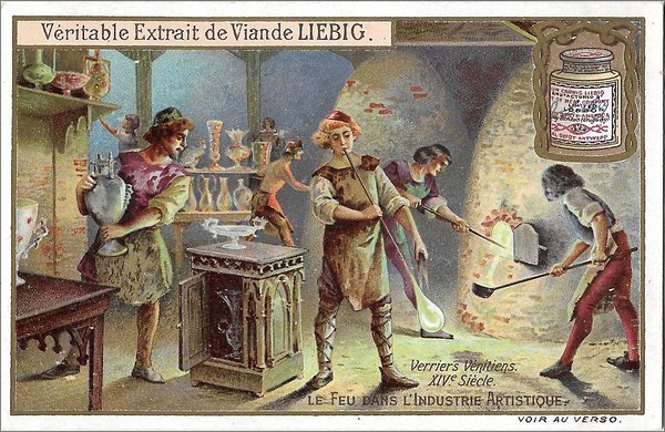 Liebig Trade Card, verriers vénitiens